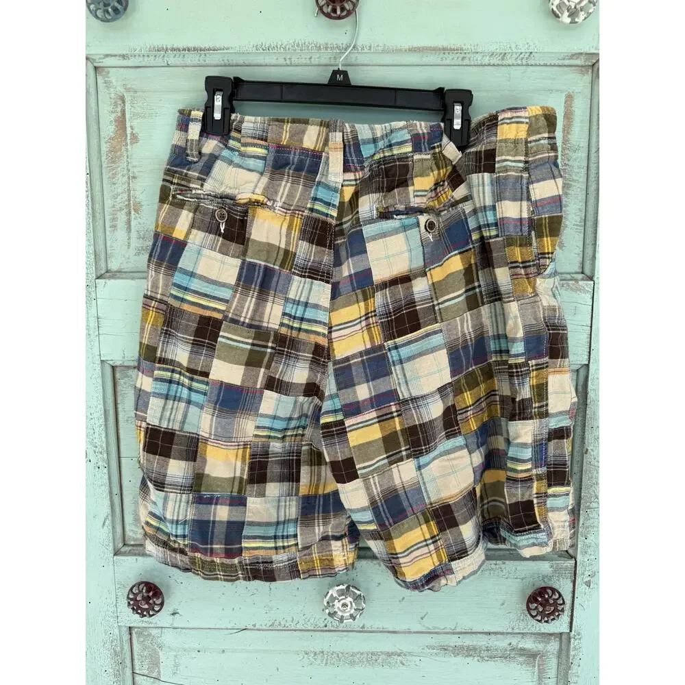 Islander Mens Patchwork Cargo‎ Shorts Size 36 Inseam 10” Summer